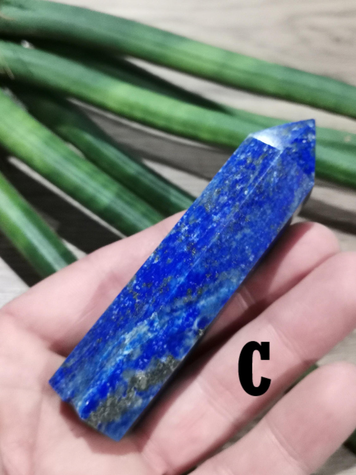 Lapis-lazuli du Pakistan – Pointe obélisque au choix - Pierre naturelle
