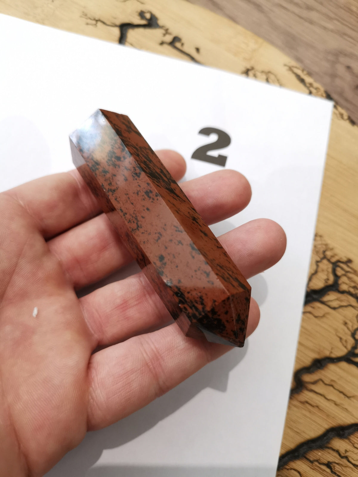 Obsydian mahoniowy „Mahogany” – Obeliski do wyboru - Kamień naturalny