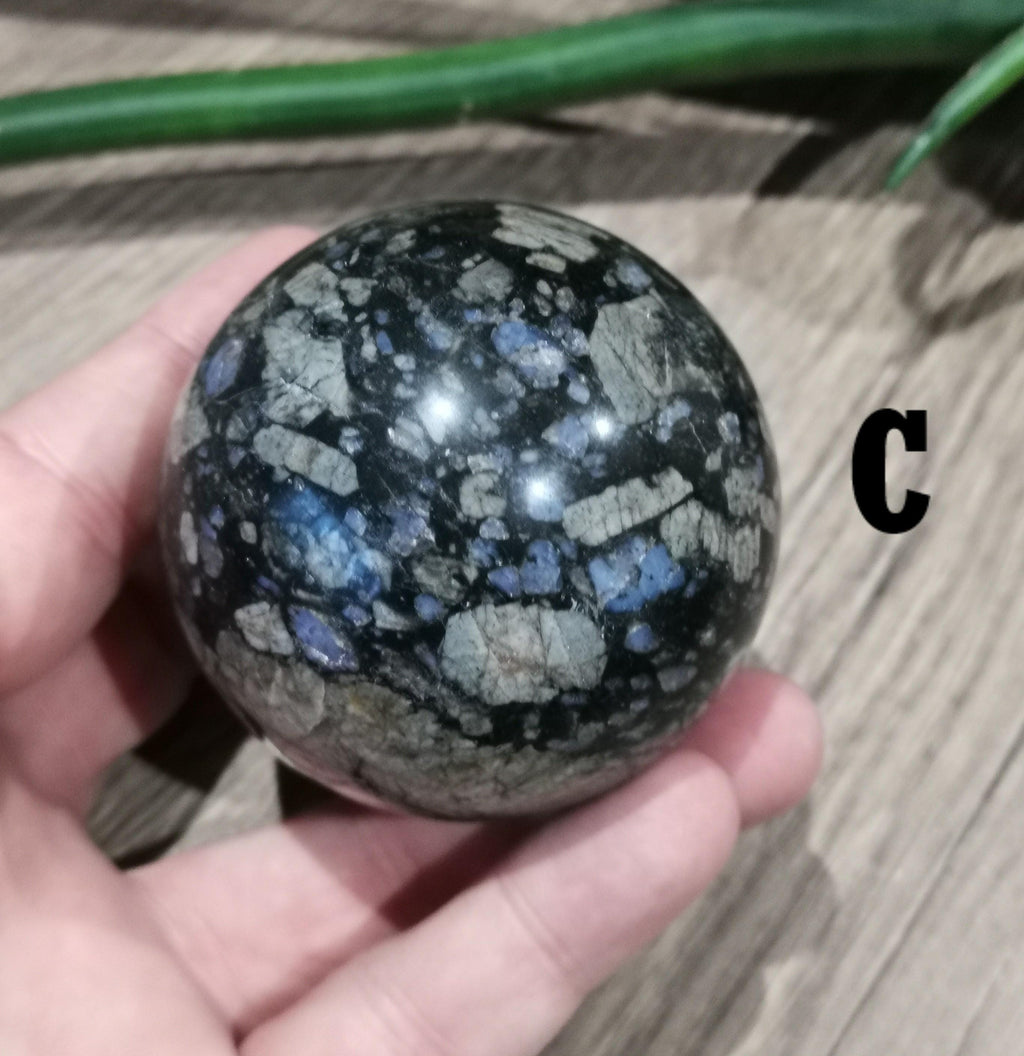llanite / Vulcanite , Sphere pierre naturelle AU CHOIX , Boule Minérale