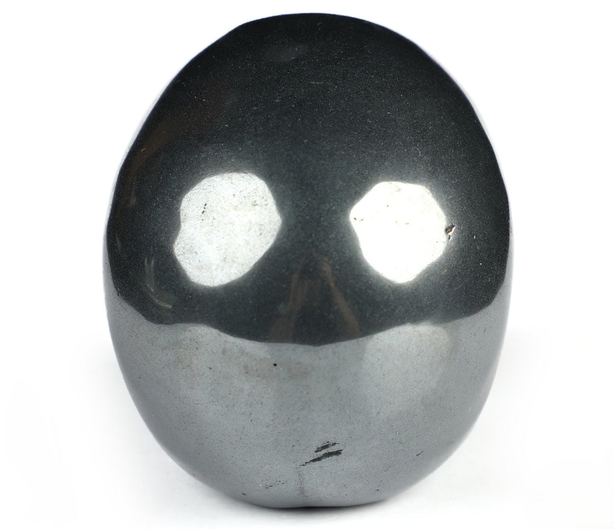Hematyt rozmiar M, kamień żelazisty -> Rzeźba / Czaszka wyrzeźbiona z naturalnego kamienia, Memento Mori, medytacja, Feng Shui, Vanitas