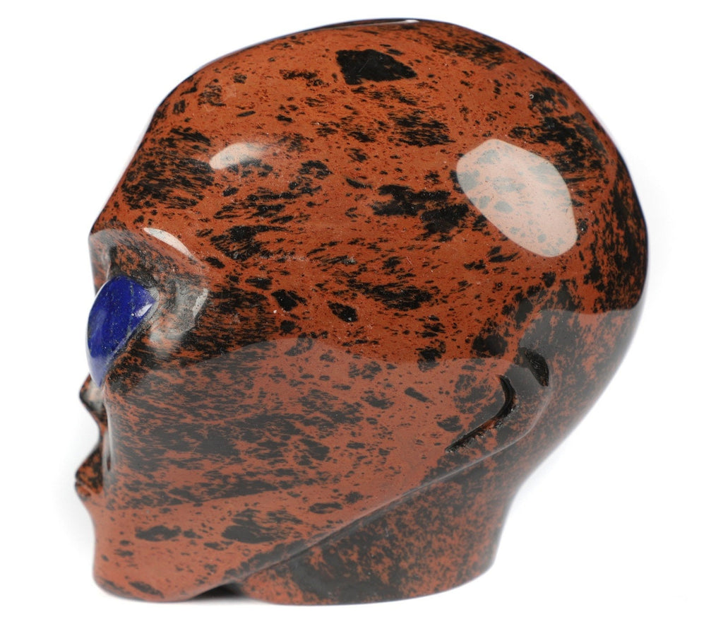 Czapka kosmitki z Roswellu z obsydianu mahoniowego · Kamień naturalny XL
