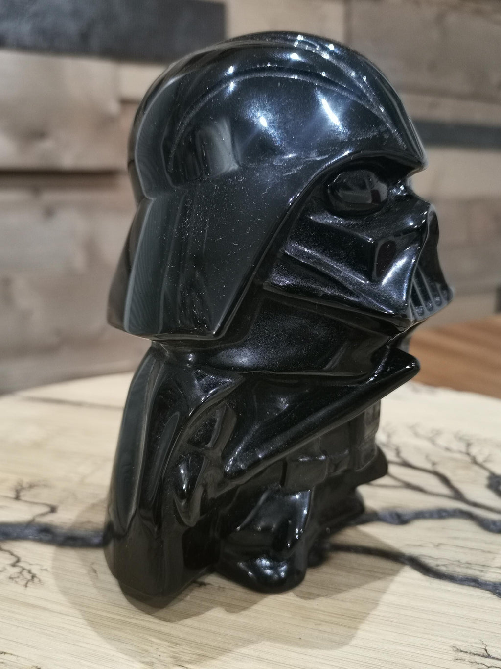 Dark Vador, scultura in ossidiana nera da 1,6 kg / Collezione Star Wars