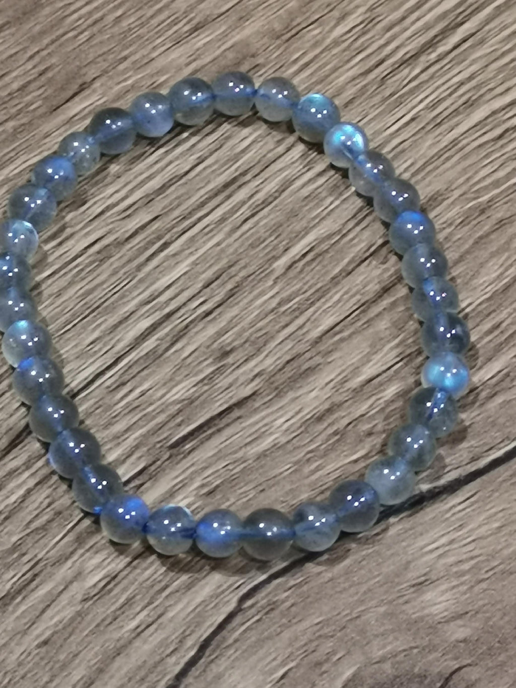 Armband van Madagaskar-labradoriet – Kralen van 6 mm – AA – Op maat