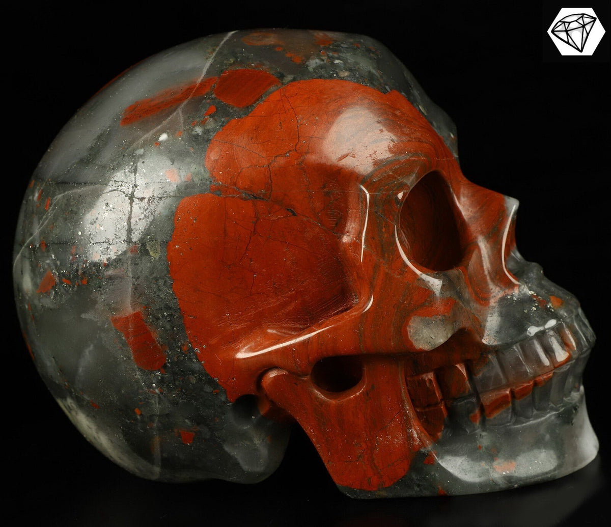 African bloodstone --> African Bloodstone / collection / Lithotherapy / Decoration/ Cranio skull , SchÄdel , Cranio