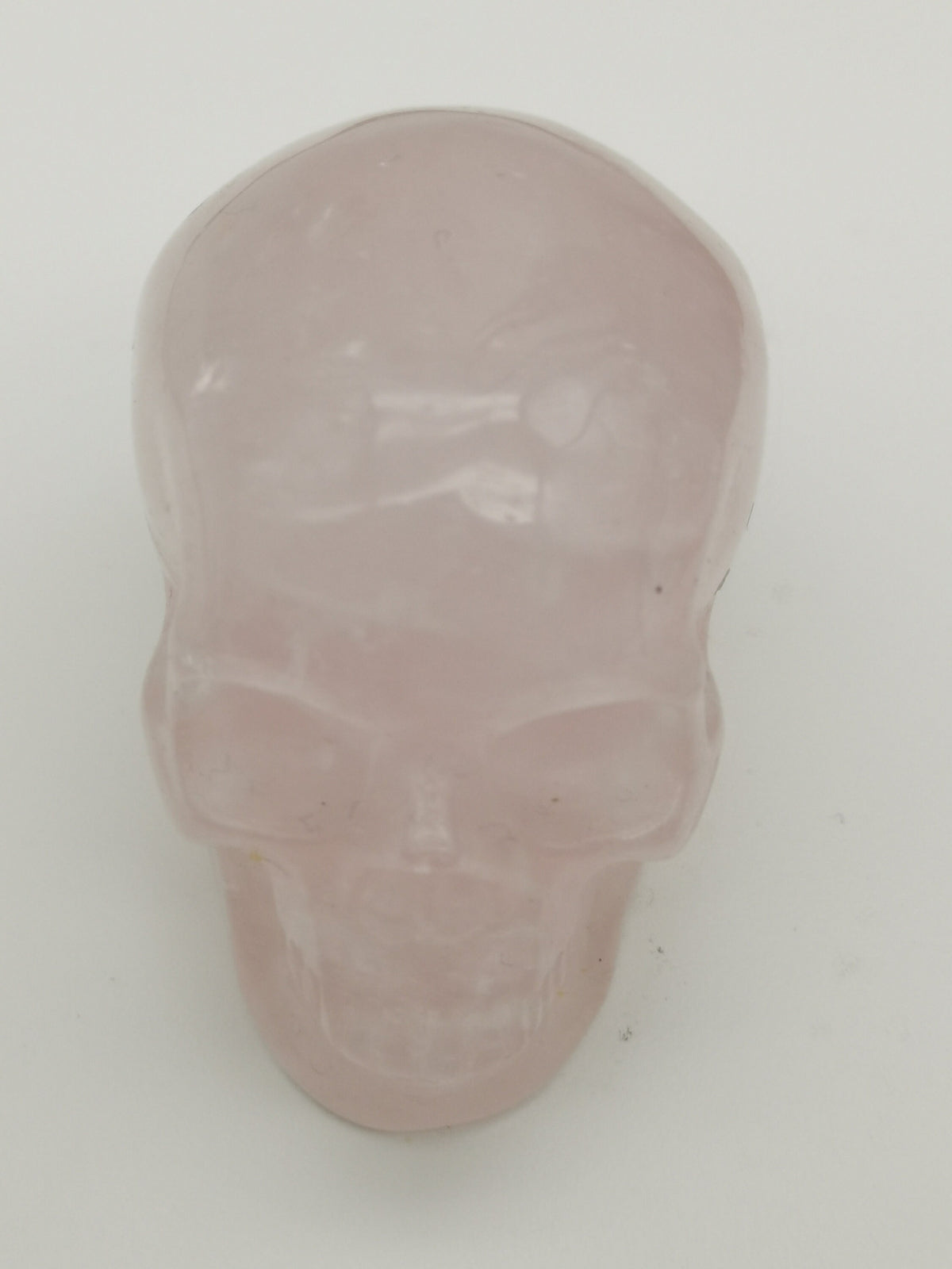 Crâne en quartz rose du Brésil – Pierre naturelle – 96 g