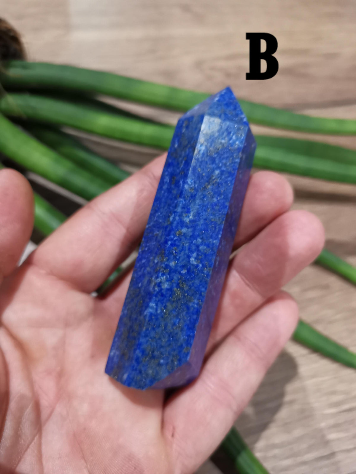 Lapis lazuli z Pakistanu – Ośmiokruny czubek obelisku do wyboru - Kamień naturalny
