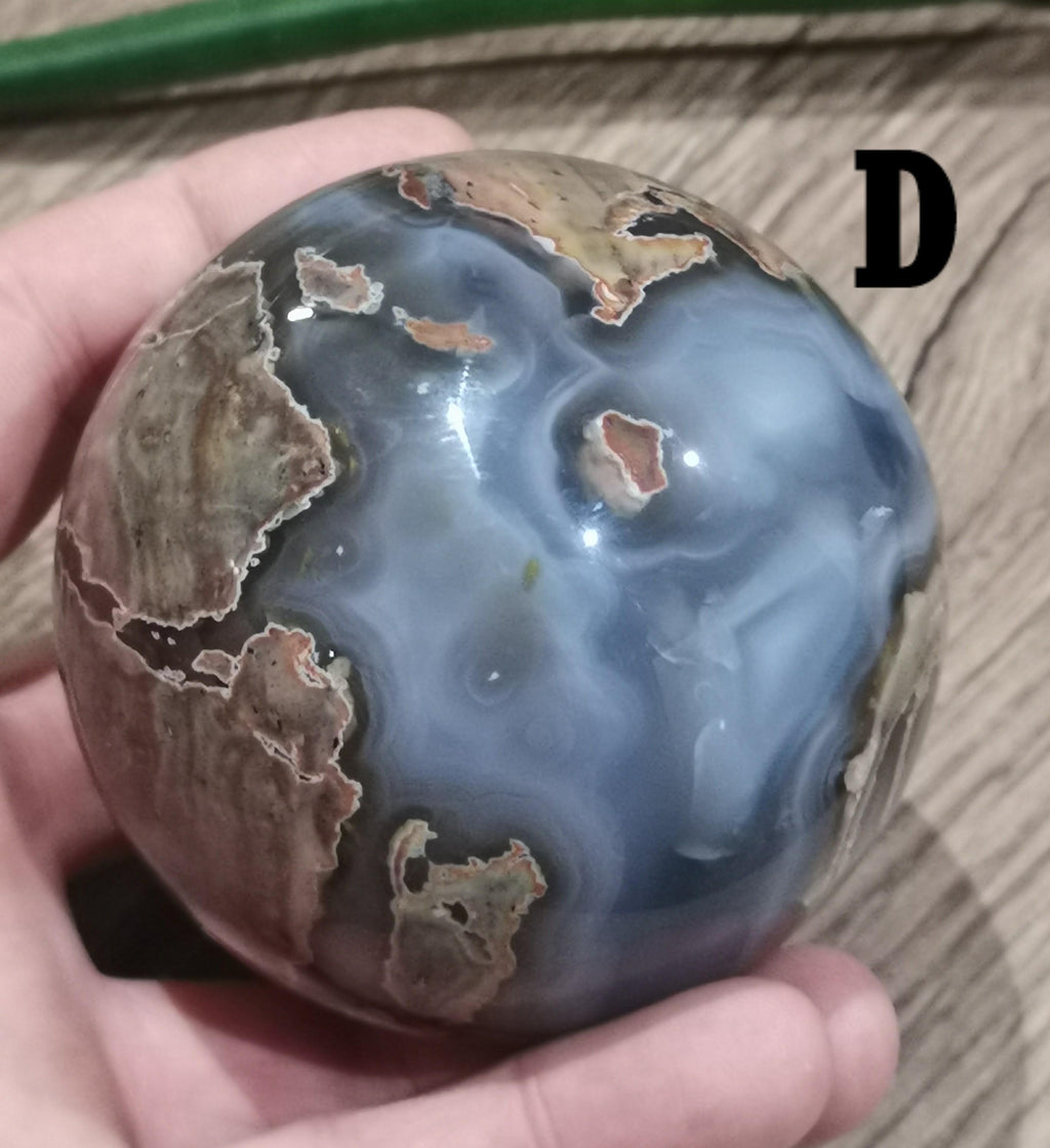 Achat Dinosaurier-Eier , Kugel nach Wahl , ideal für eine Sammlung außergewöhnlicher Steine