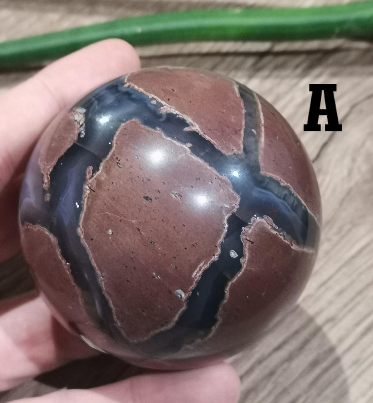 Ágata Huevo de Dinosaurio , Esfera a elegir , ideal Colección de piedra atípica
