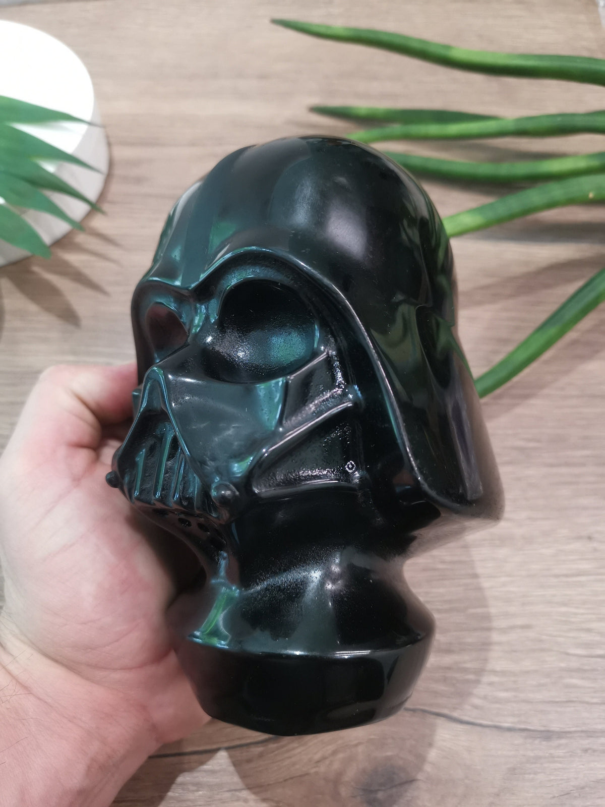 Ossidiana Nera lucida / Statua , Scultura DARTH VADER -> Collezione Star Wars