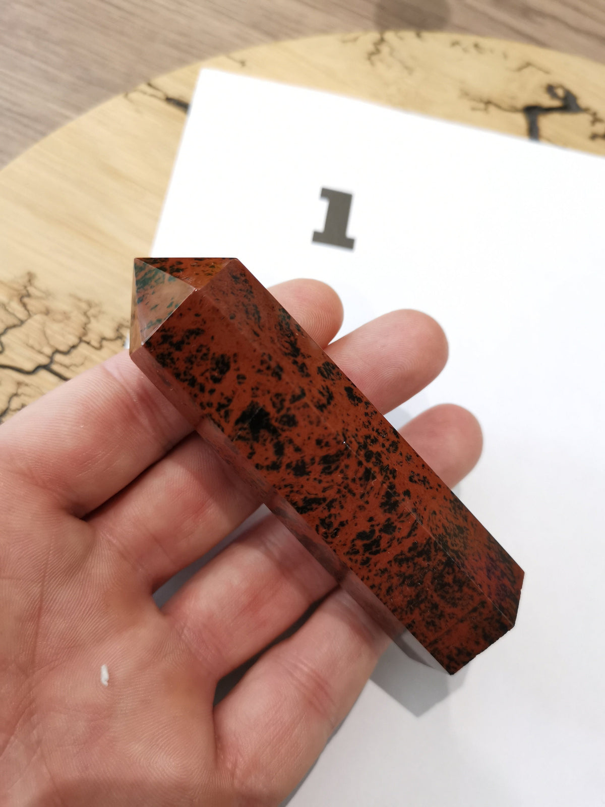Obsydian mahoniowy „Mahogany” – Obeliski do wyboru - Kamień naturalny