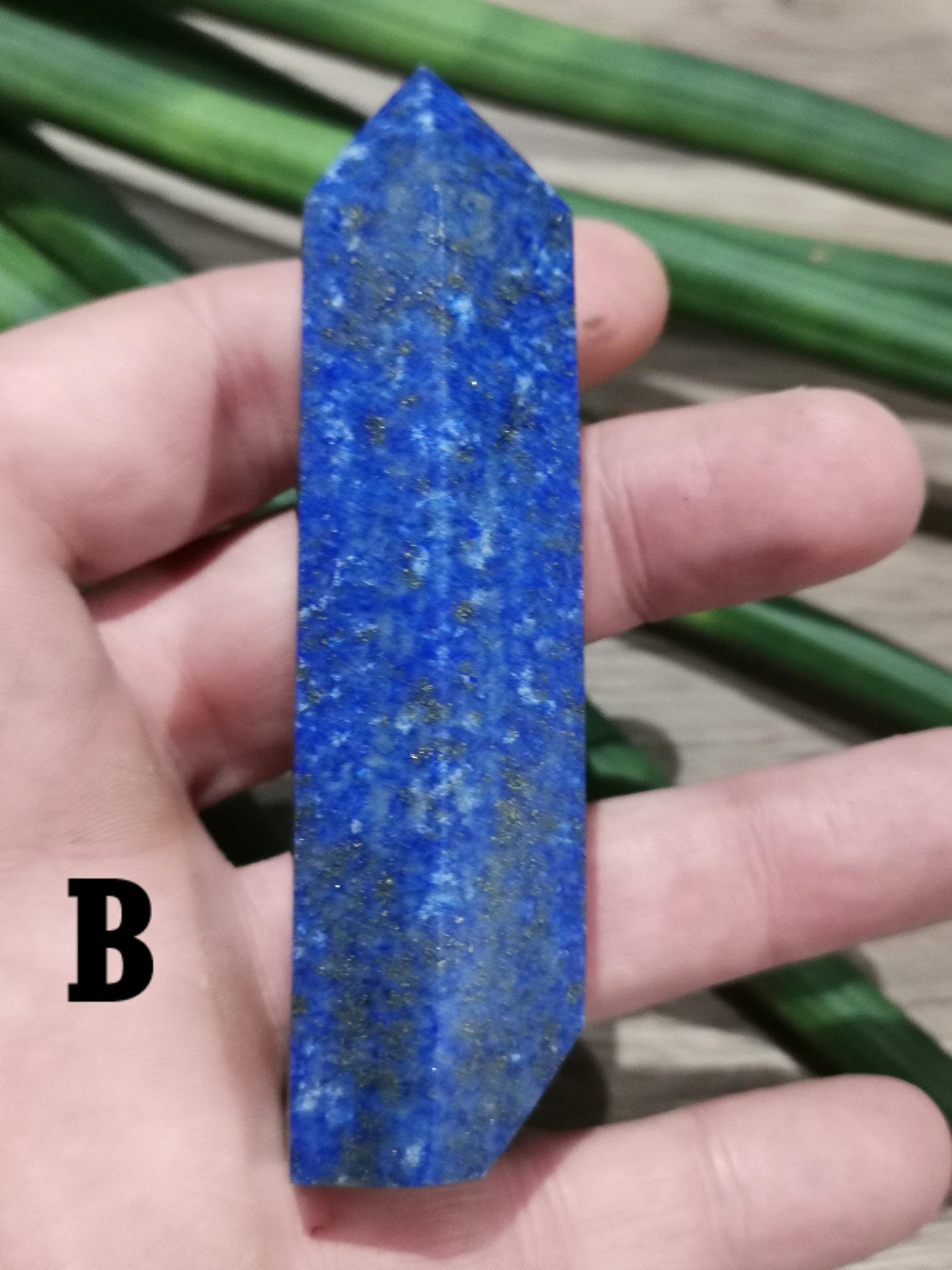 Lapis lazuli z Pakistanu – Ośmiokruny czubek obelisku do wyboru - Kamień naturalny