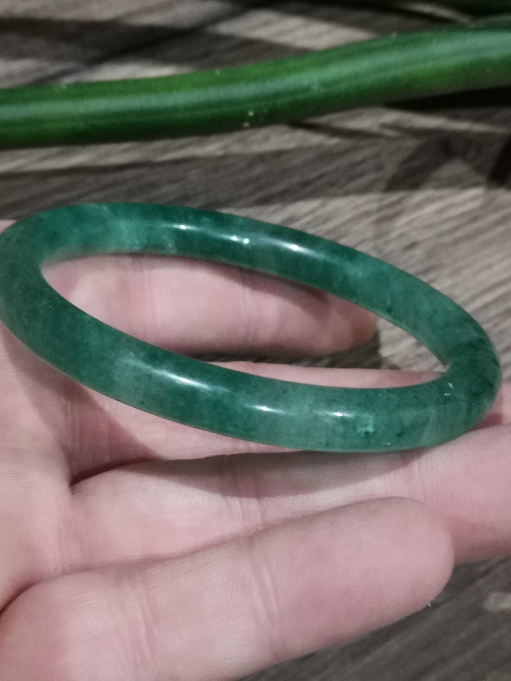 Groene kwarts , Strawberry Quartz groen , Parelarmband Starre armband van natuursteen / Lithotherapie / Cadeaus / Sieraden