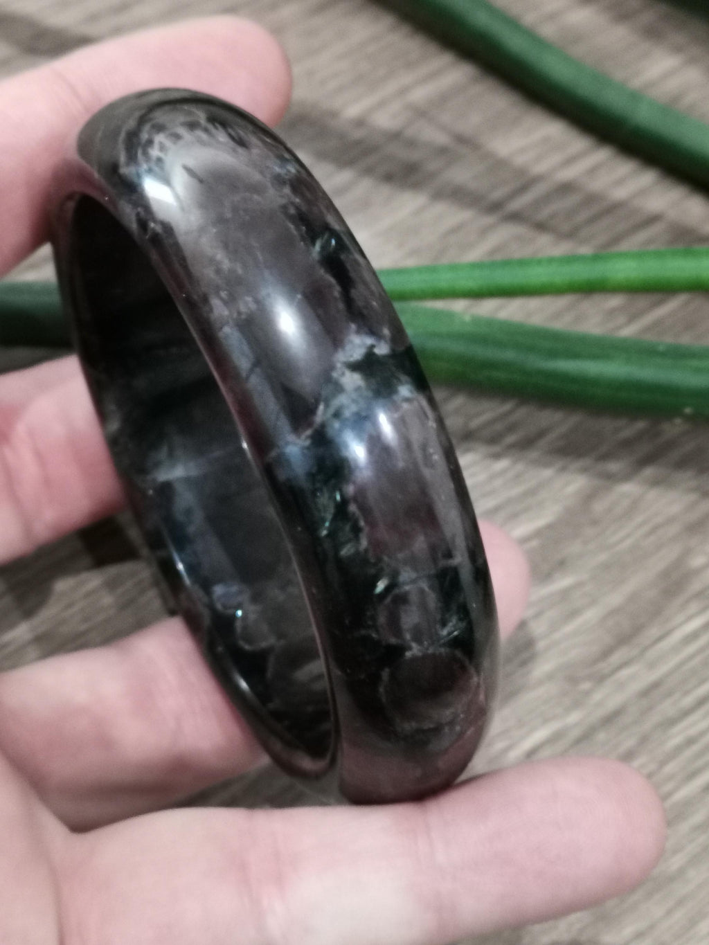 Almandijnrood granaat, 64 mm diameter bangle-armband van natuurlijke lithotherapie-steen