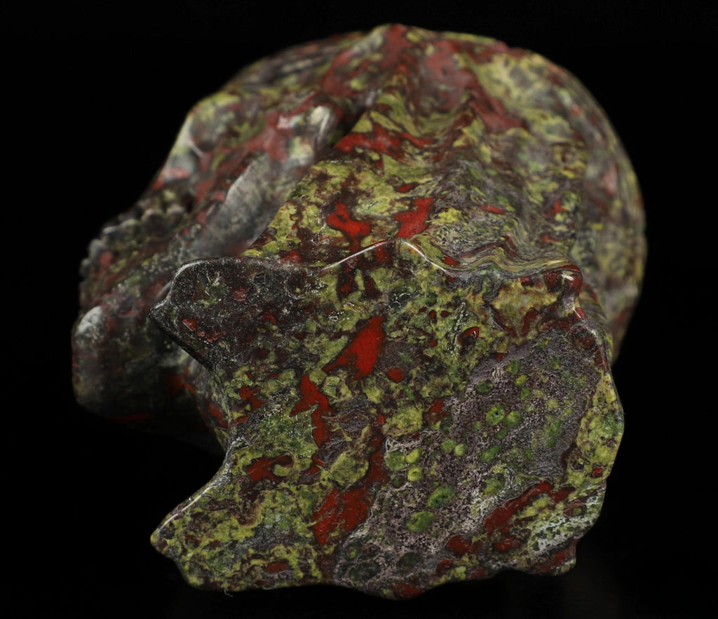 Dragon's Blood Jasper Mummy · Natural Stone Sculpture