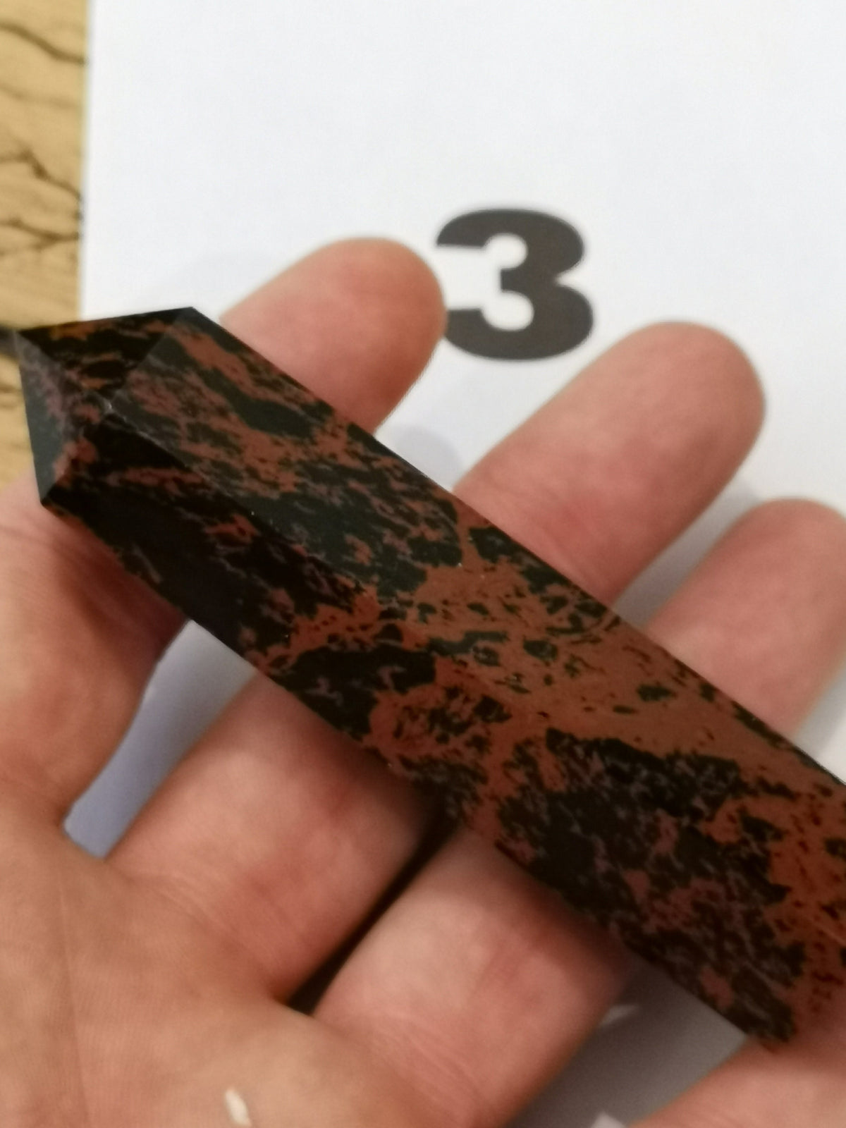 Obsydian mahoniowy „Mahogany” – Obeliski do wyboru - Kamień naturalny