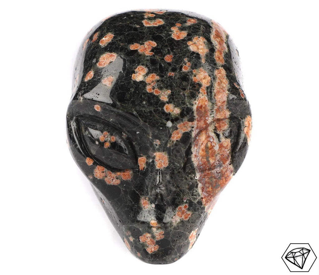 Obsidienne Flocon Marron  /Crâne pierre naturelle de collection / décoration  Skull , Cranio , SchÄdel , Craneo Crystal Skull