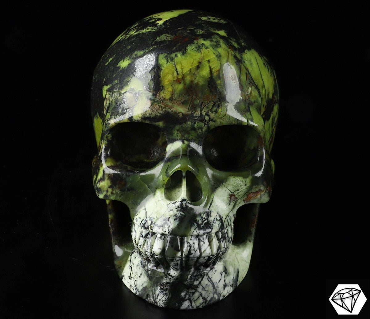 Czaszka z naturalnego kamienia JASPER Hiso   ,  Najwyższa jakość , Cranio , SchÄdel , SKULL Kryształowa czaszka