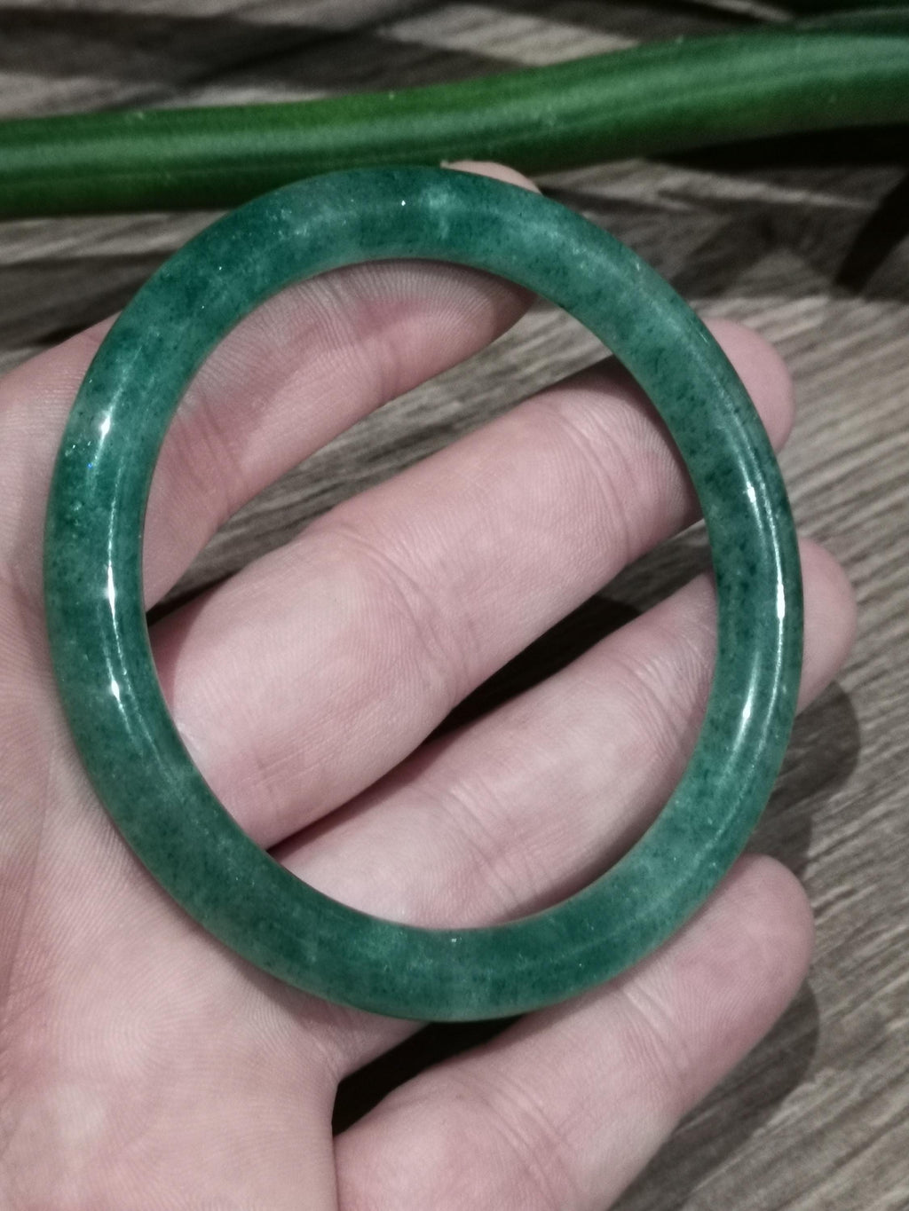 Groene kwarts , Strawberry Quartz groen , Parelarmband Starre armband van natuursteen / Lithotherapie / Cadeaus / Sieraden