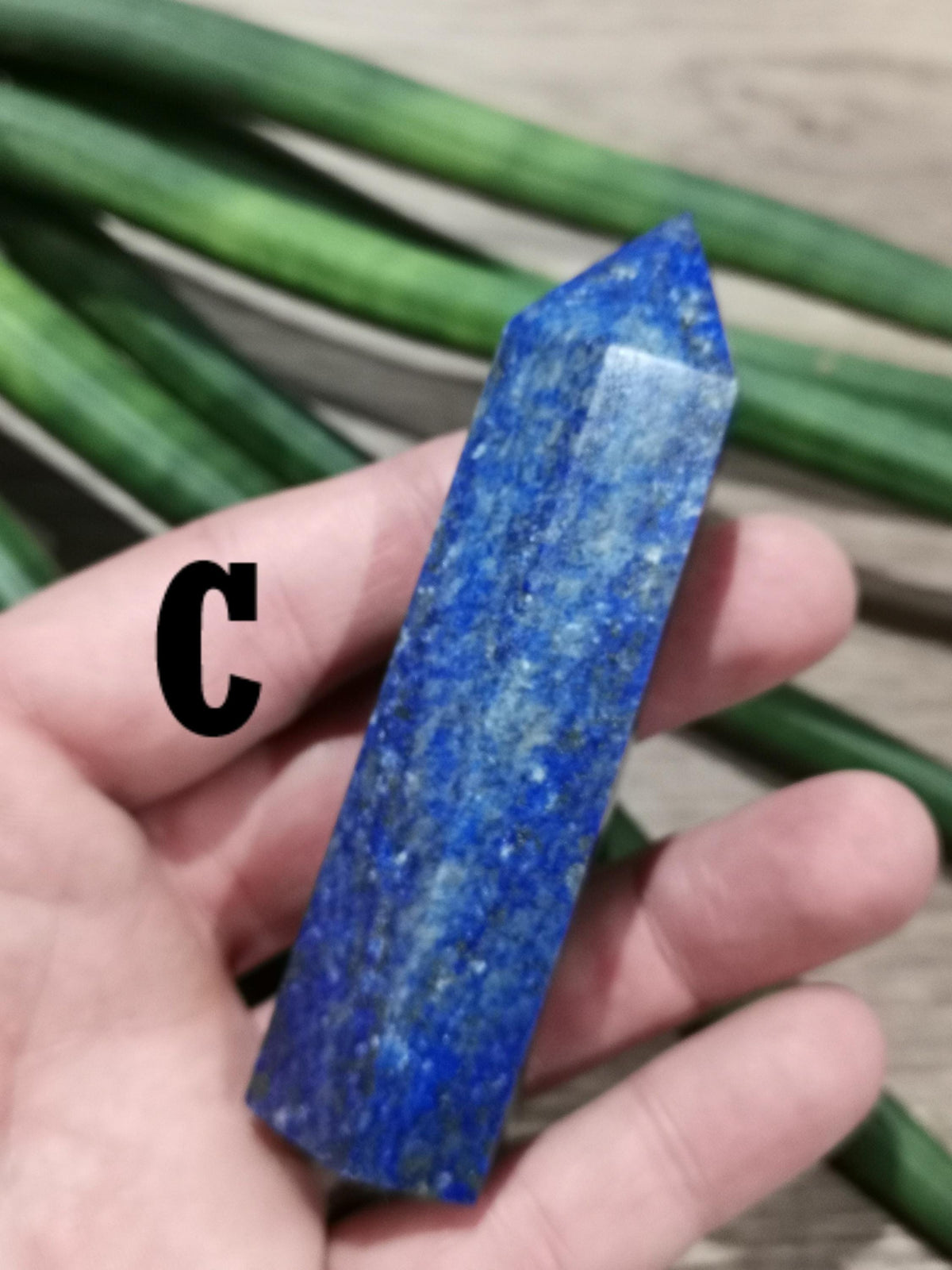 Lapis-lazuli du Pakistan – Pointe obélisque au choix - Pierre naturelle
