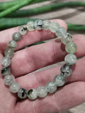 Prehnite , Pietra Uva , bracciale Su Misura -> Perla Rotonda da 10 mm