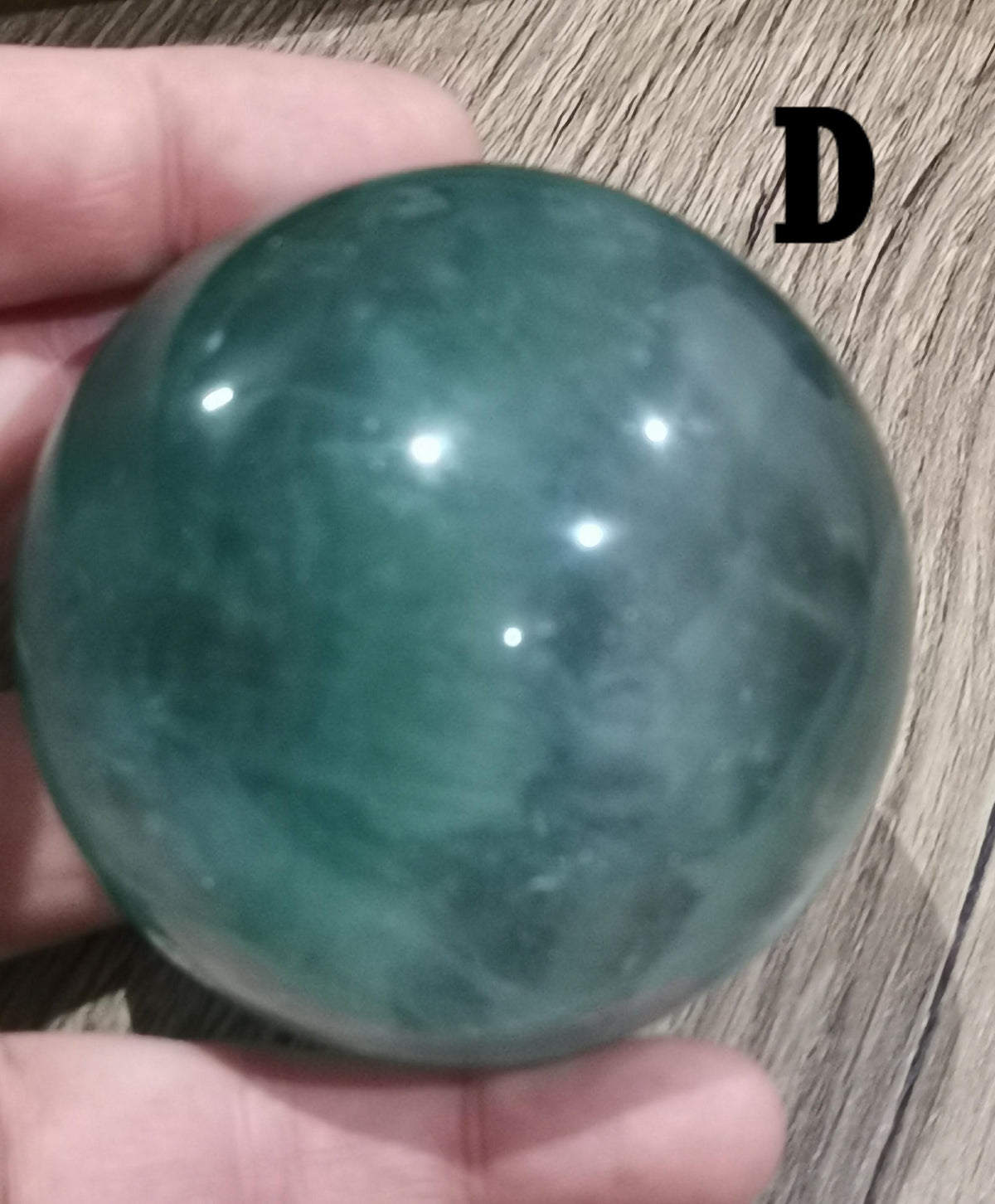 Fluorita verde de China   -- > Esfera A ELEGIR, ideal para un toque bien colorido en su colección