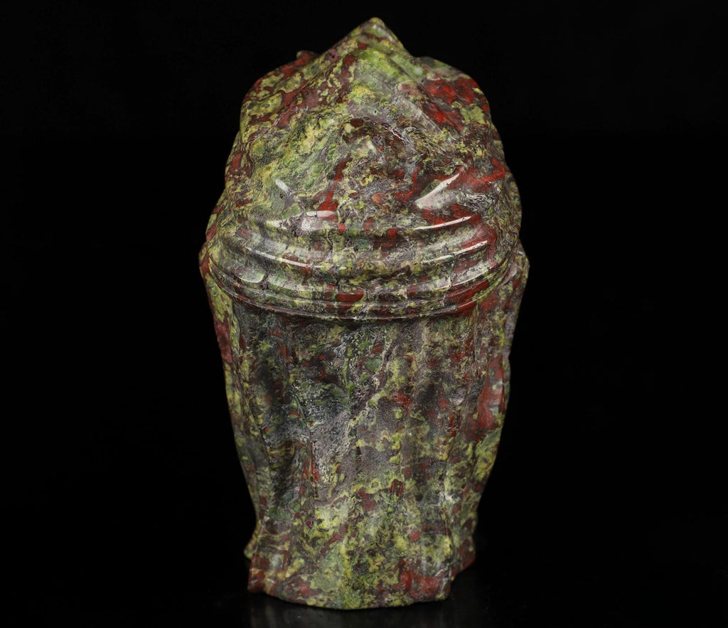 Dragon's Blood Jasper Mummy · Natural Stone Sculpture