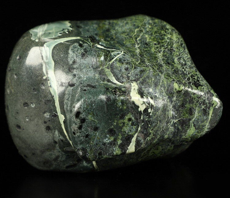 Cráneo alienígena de jaspe camuflaje, llamado piel de rana, mineral tallado de colección / REIKI Skull, cráneo, cráneo, cráneo