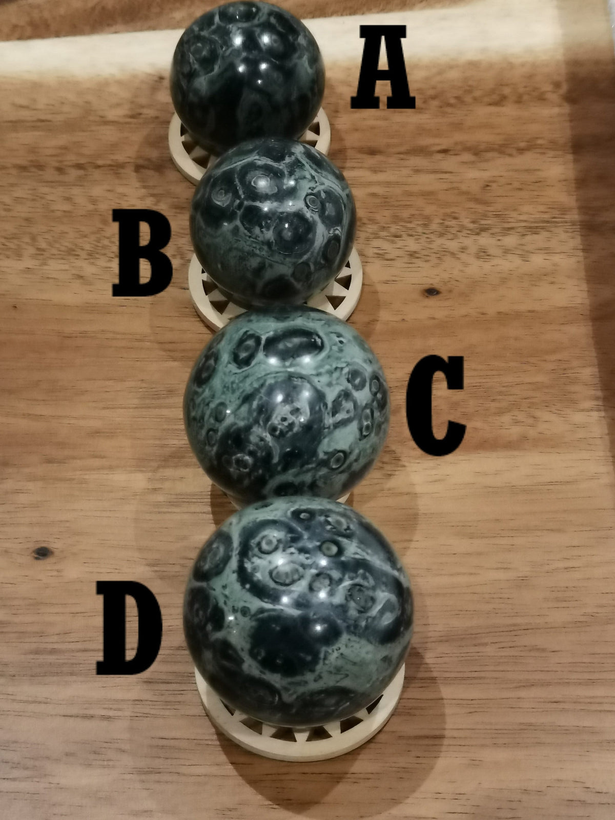 Jaspe Kambaba, esfera de colección A ELEGIR