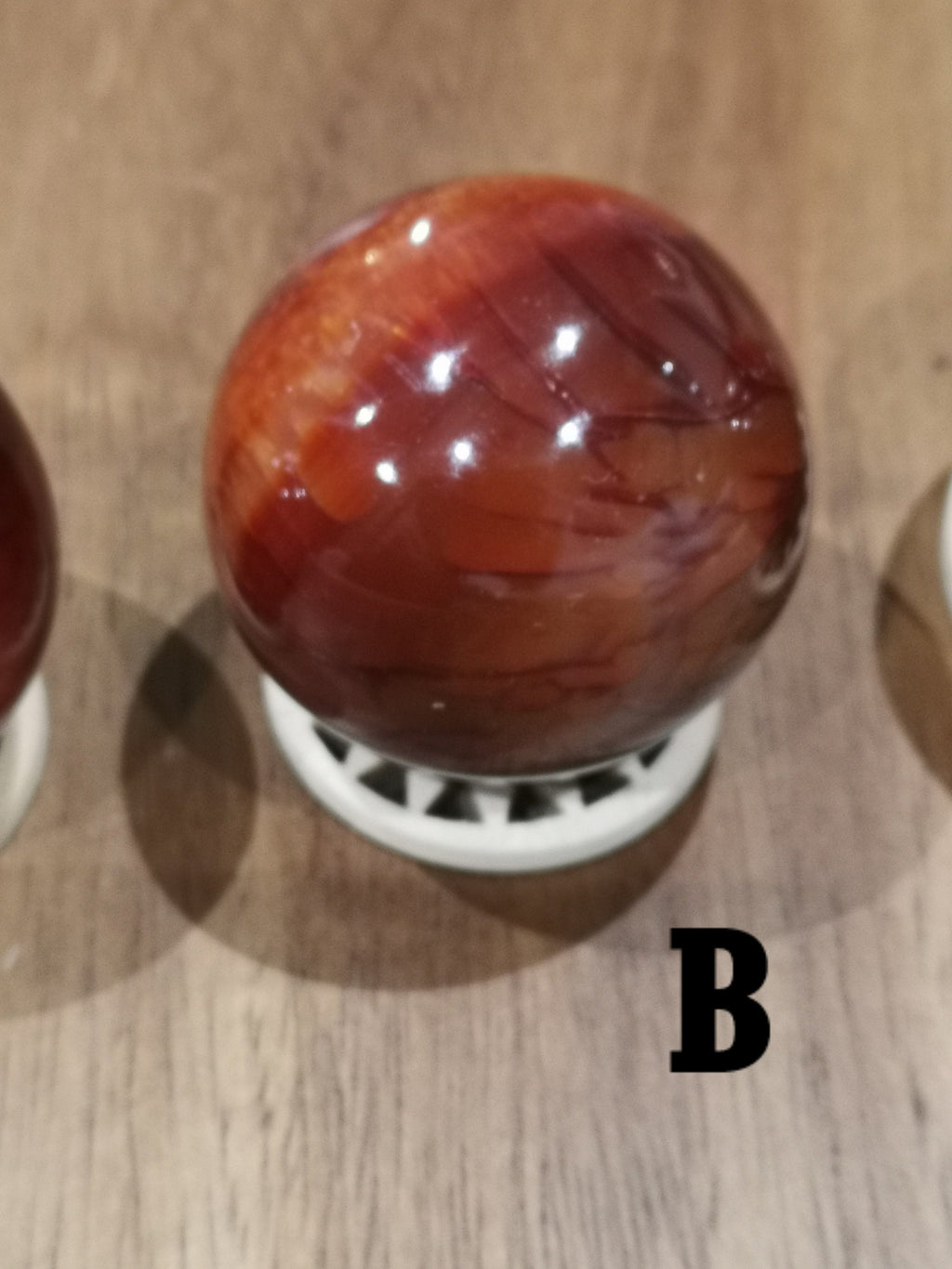 Agaat Carnelian / Sfeer naar KEUZE , Steen uit Madagaskar / Minerale bol