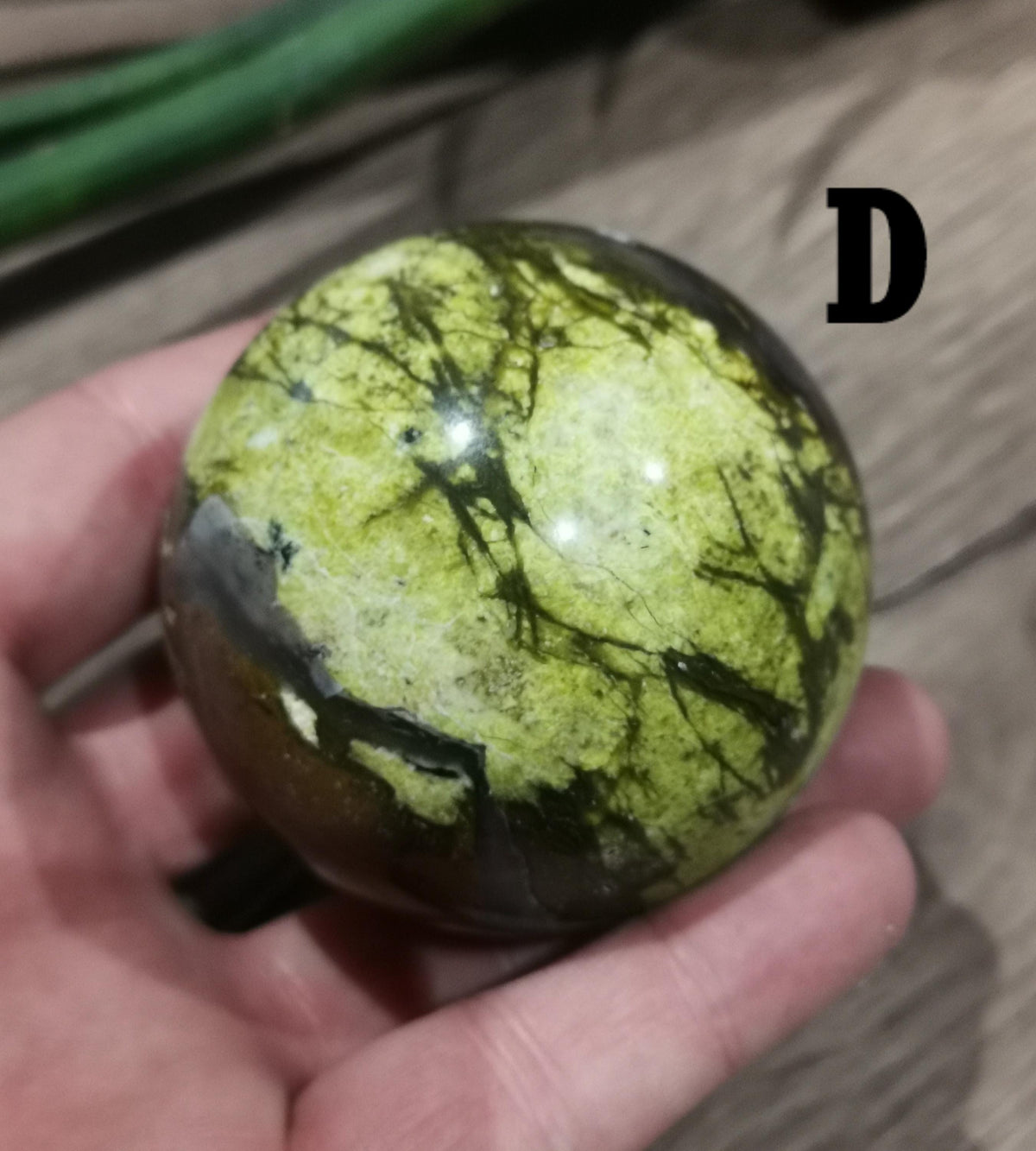 Ópalo Verde de Guatemala Raro , Piedra natural Tallada en Esfera , Bola de colección / A ELEGIR