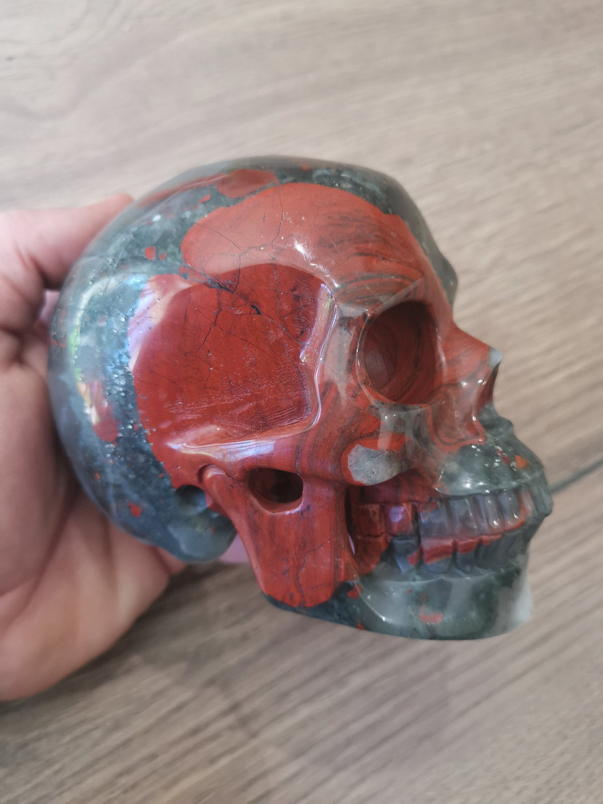 African bloodstone --> African Bloodstone / collection / Lithotherapy / Decoration/ Cranio skull , SchÄdel , Cranio