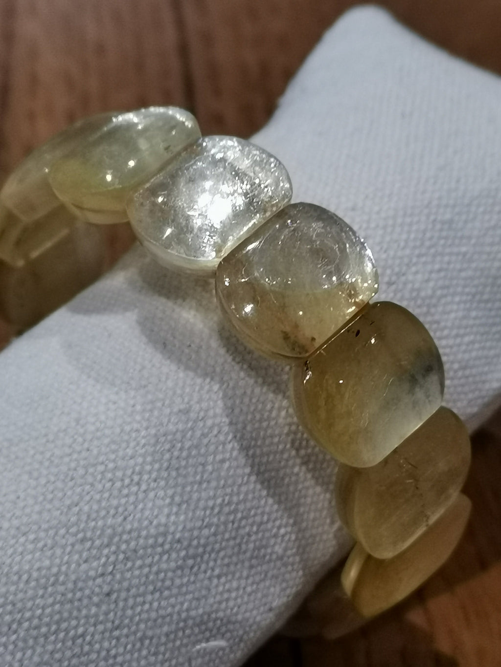 Bracciale lunghezza su misura /  Mica OR muscovite , Mica stellata della più alta qualità , / mica dorata