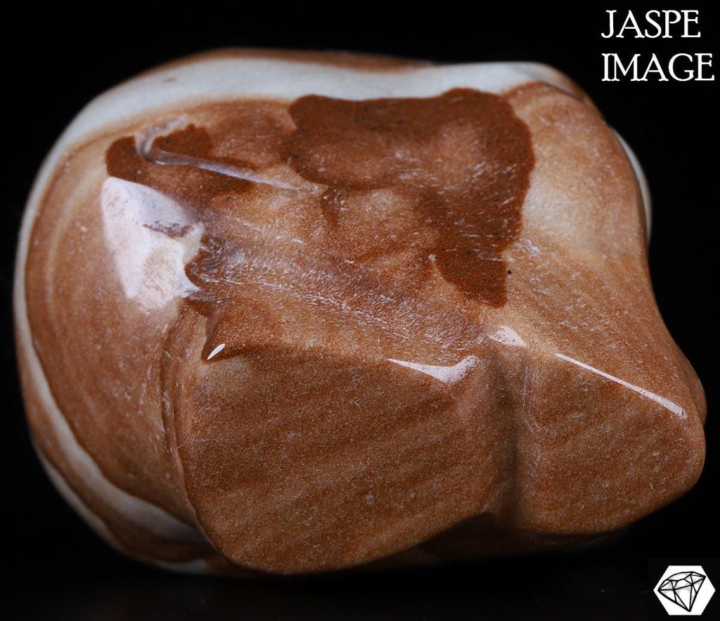 Landschapsjaspers, ALIEN-hoofd / Natuurstenen schedel voor verzamelaars / decoratie Skull, Cranio, SchÄdel, Craneo Crystal Skull