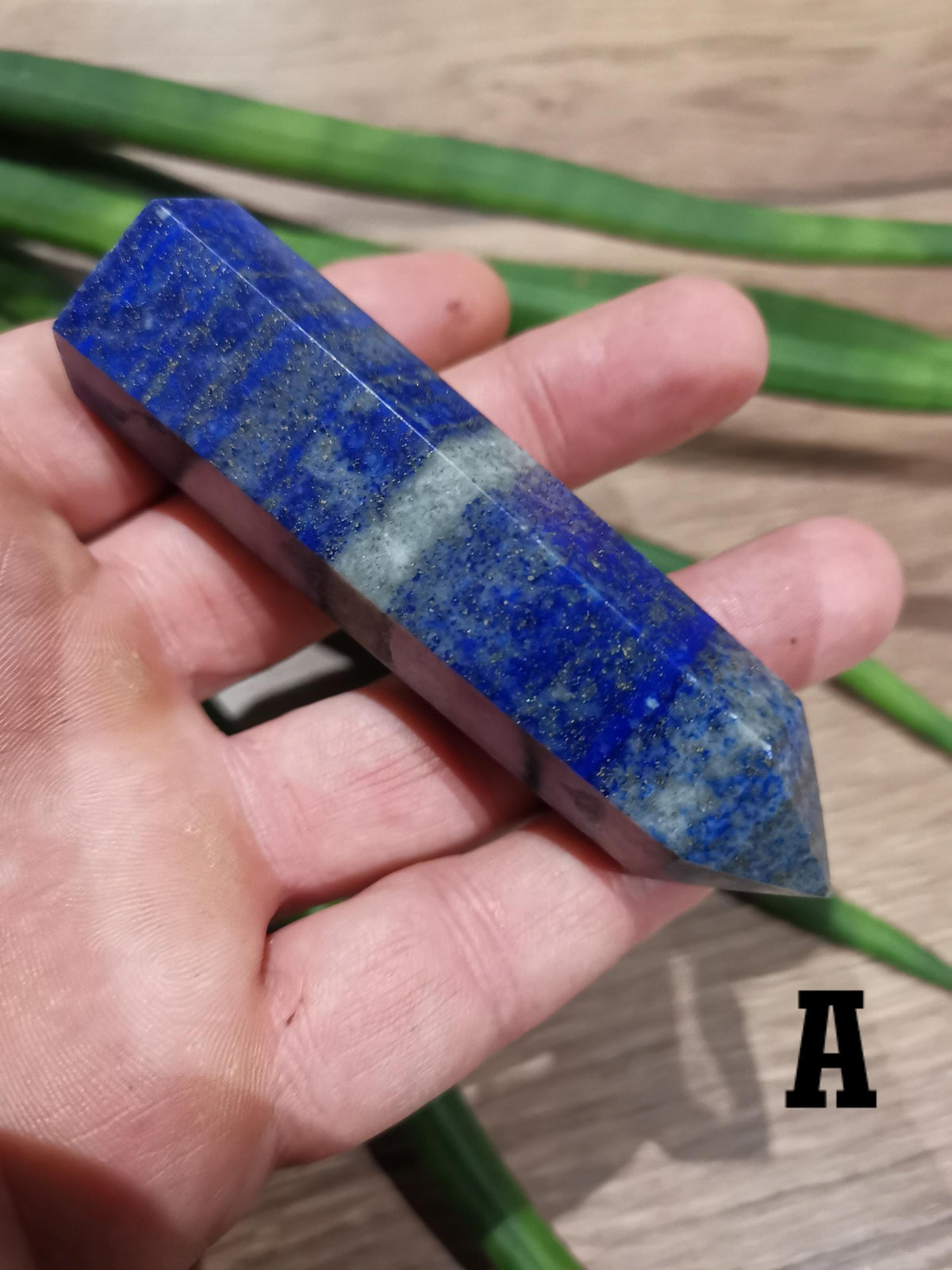 Lapis lazuli z Pakistanu – Ośmiokruny czubek obelisku do wyboru - Kamień naturalny