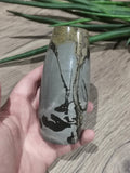 Jaspis vaas met natuurlijk landschap – 13 cm