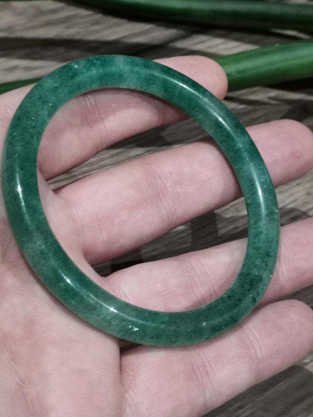 Groene kwarts , Strawberry Quartz groen , Parelarmband Starre armband van natuursteen / Lithotherapie / Cadeaus / Sieraden