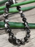 Coquillage Escargot Margarita Nouvelle trouvaille , Bracelet sur mesure au Choix  , Perle ronde de 8 Mm