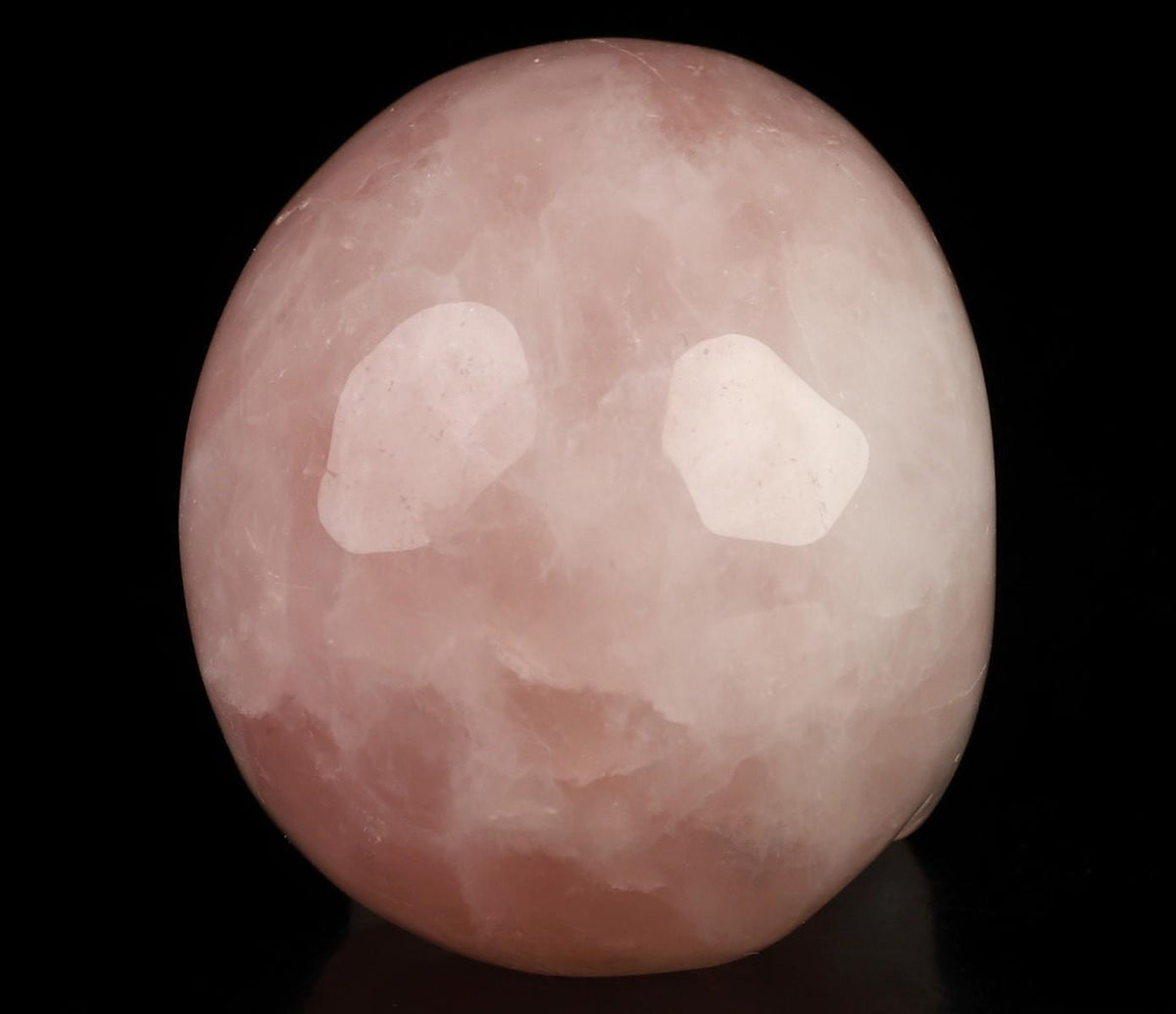 Quartz rose / Crâne pierre naturelle de collection , Méditation , télépathie