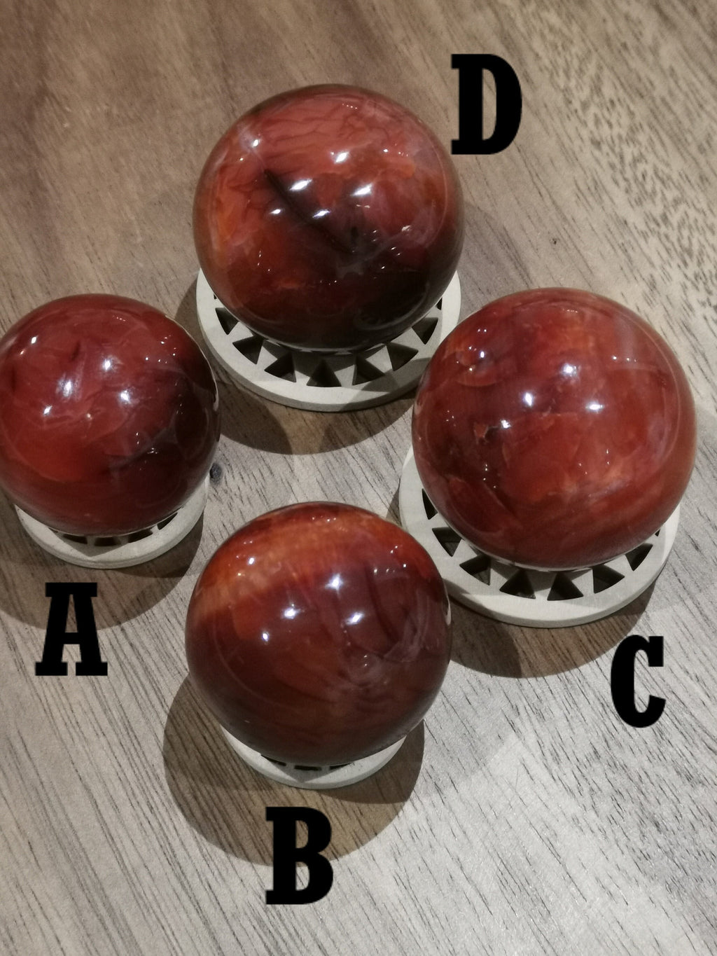 Agaat Carnelian / Sfeer naar KEUZE , Steen uit Madagaskar / Minerale bol