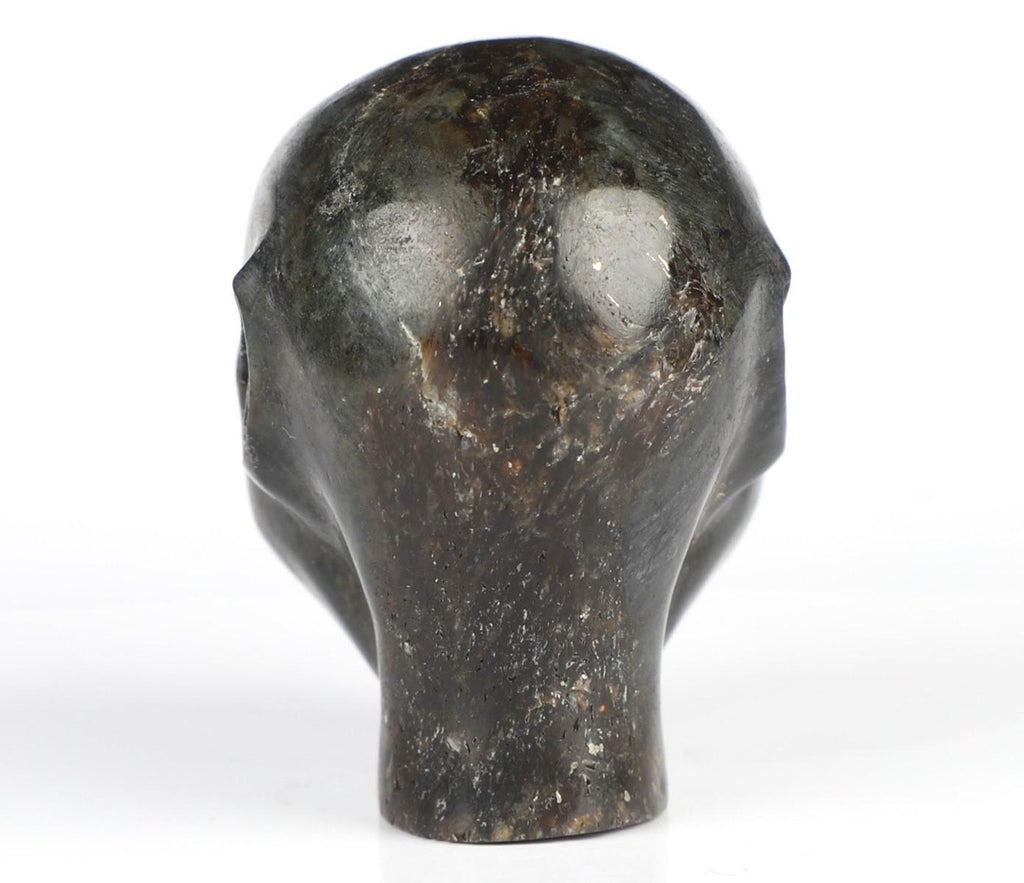 2" ELF / Fata / Avatar - Magnifico Granato della Corea , Cranio di Cristallo , scultura in pietra naturale , minerale intagliato, / Decorazione