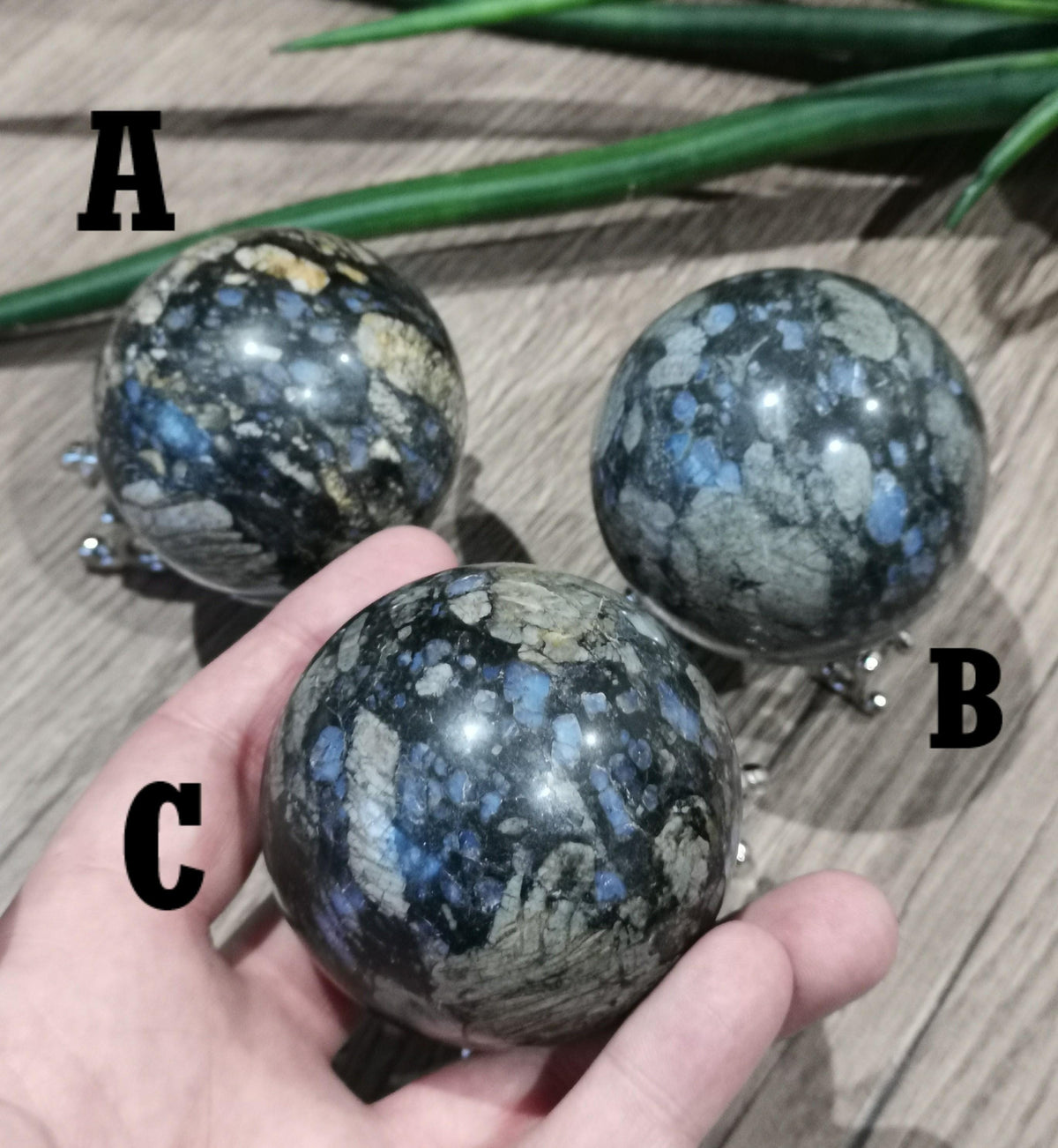 Que será llanita / Vulcanita , Esfera de piedra natural A ELEGIR , Bola Mineral