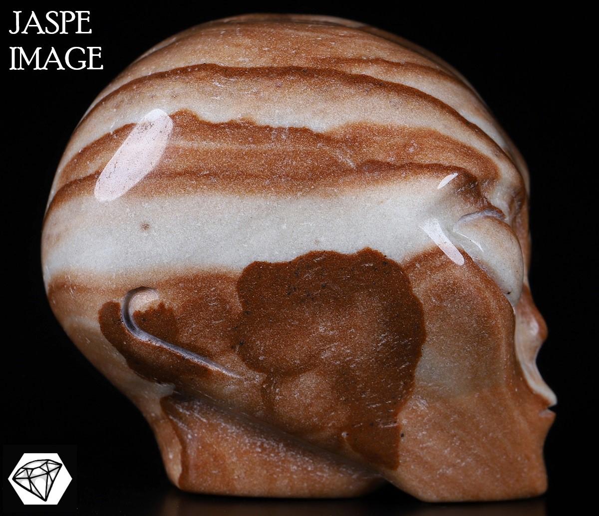 Giada paesaggio , Testa ALIEN   / Cranio in pietra naturale da collezione / decorazione  Skull , Cranio , SchÄdel , Cranio Crystal Skull