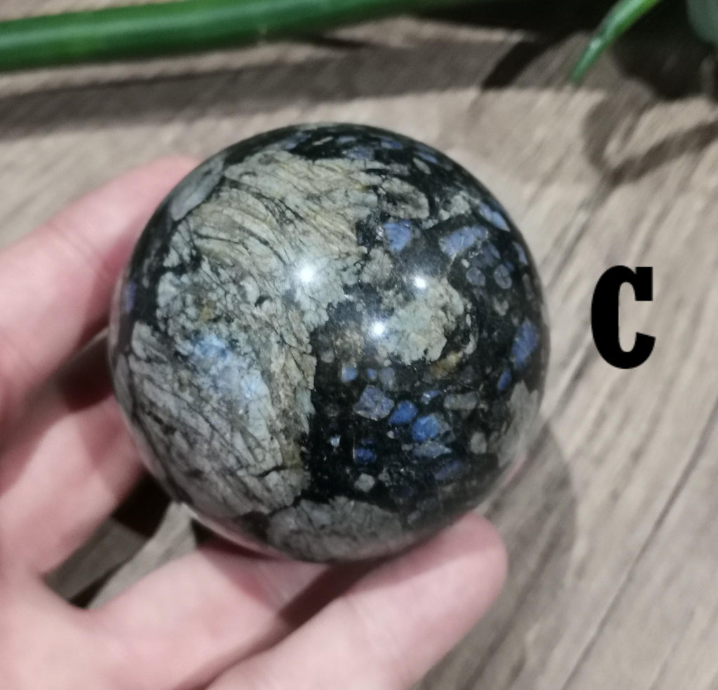 llanite / Vulcanite , Sphere pierre naturelle AU CHOIX , Boule Minérale