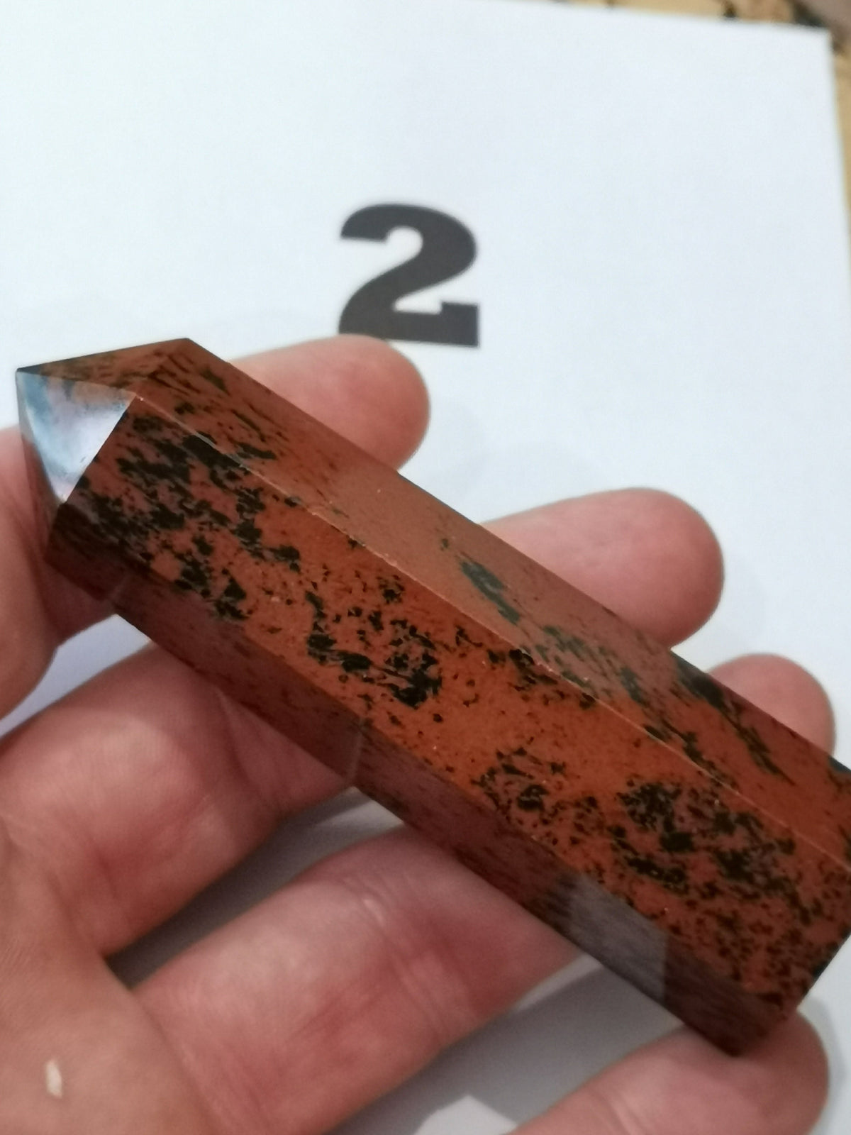 Obsydian mahoniowy „Mahogany” – Obeliski do wyboru - Kamień naturalny