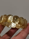 Bracciale lunghezza su misura /  Mica OR muscovite , Mica stellata della più alta qualità , / mica dorata