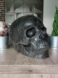 TITAN-skalle + 19 KG -> Silverobsidian / Skull TITAN / Colosse Crystal Skull