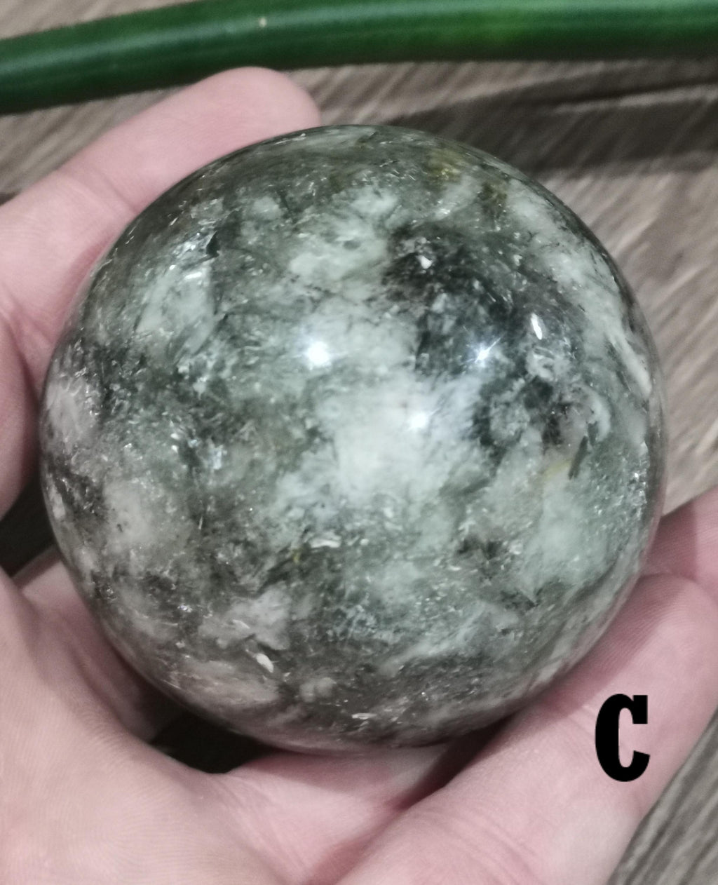 Green Mica, Muscovite / CHOICE OF SPHERE / Rare Minerals from Tanzania