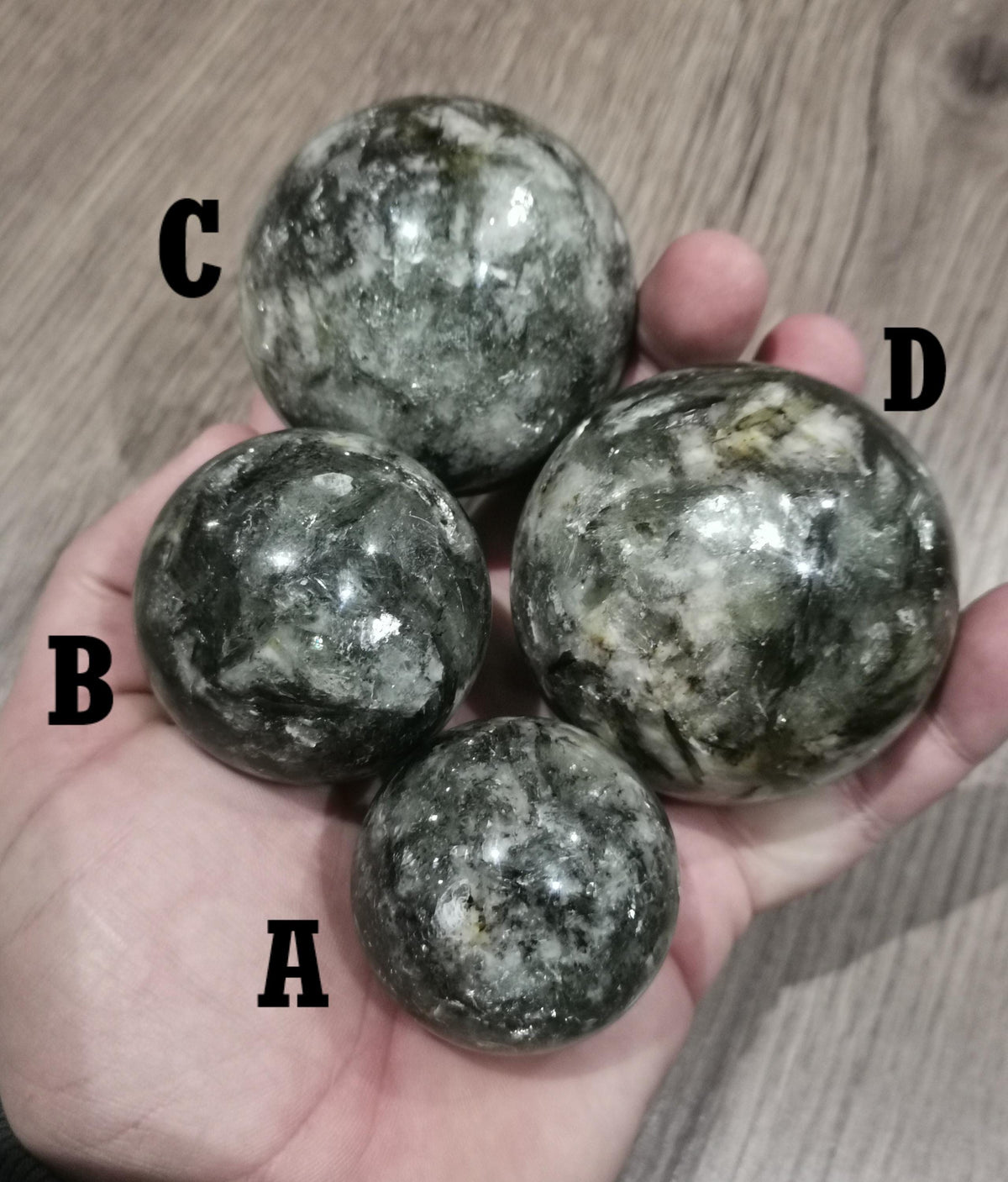Mica Verde ,Muscovita / ESFERA A ELEGIR / Mineral Raro de Tanzania