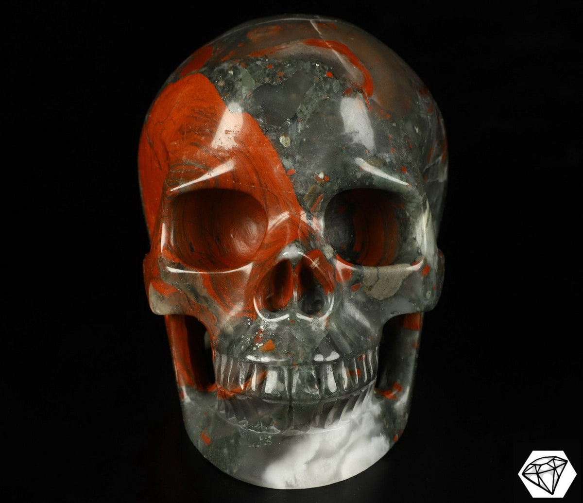 African bloodstone --> African Bloodstone / collection / Lithotherapy / Decoration/ Cranio skull , SchÄdel , Cranio