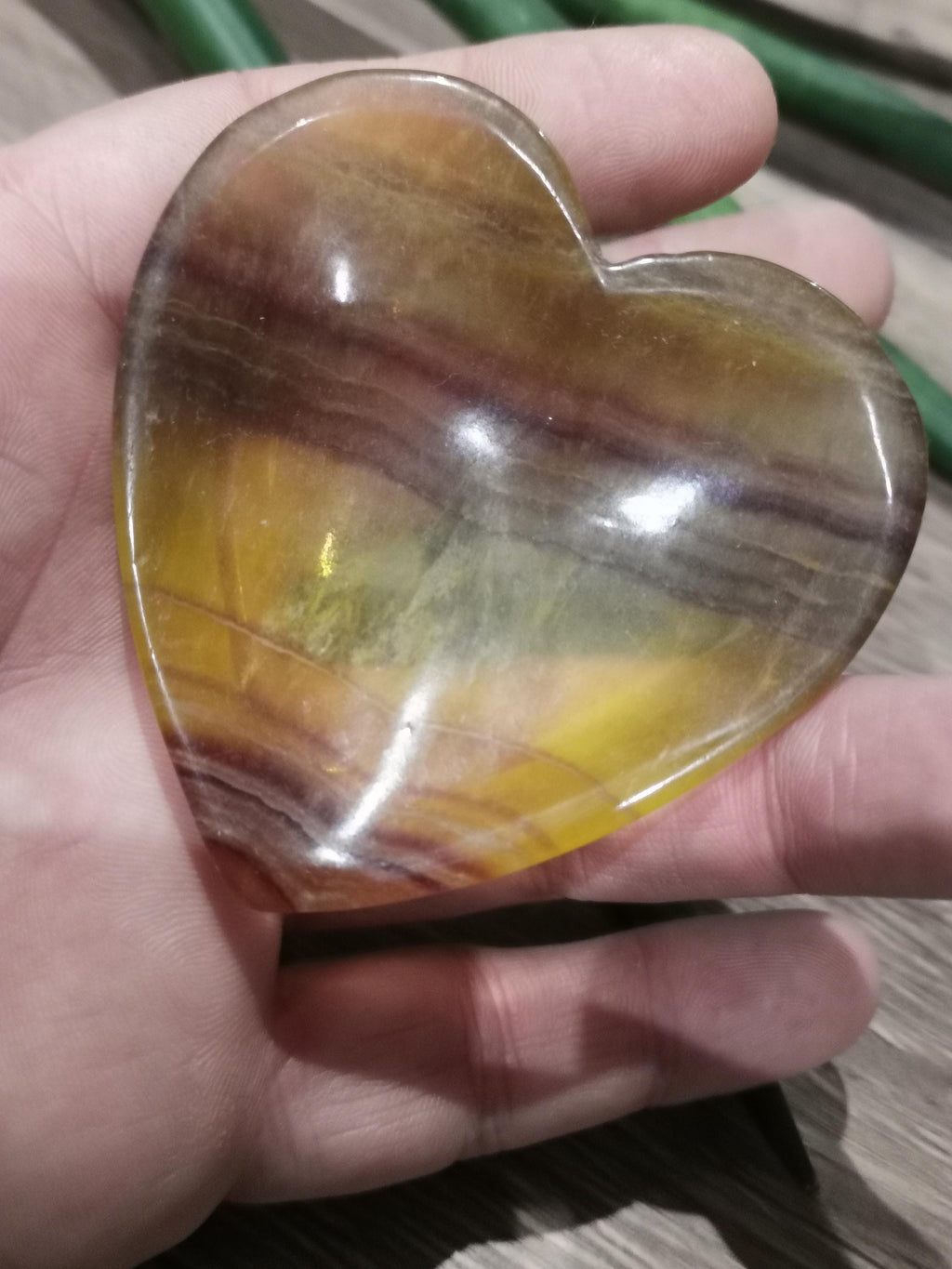 Ciotolina portagioie in fluorite multicolore – Cuore, fiore o gatto a scelta